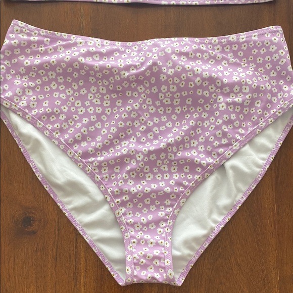 lavender floral bikini set - Picture 4 of 10